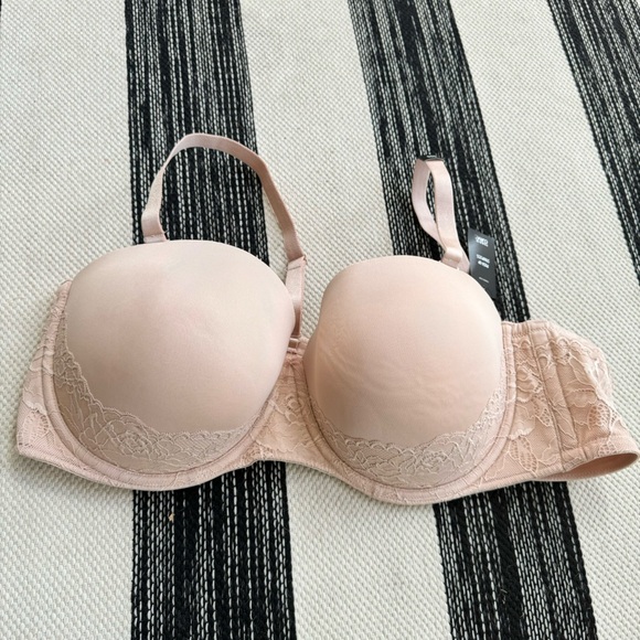 Torrid  Curve Womens Tan Push-Up Strapless Bra Size 50D NWT - Picture 10 of 10